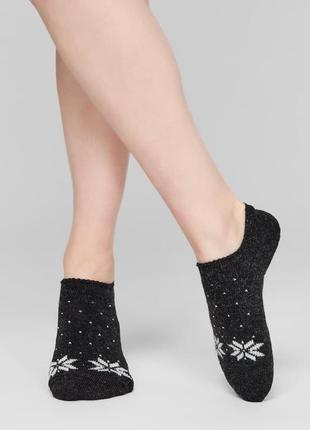 Носки женские стильные legs хлопковые socks low wool 36-40(р) темно-серые