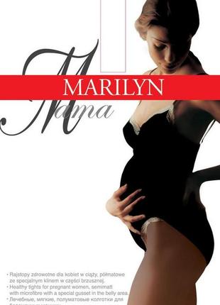 Колготки жіночі marilyn для вагітних (40 den) 4(р) nero (mama 40)