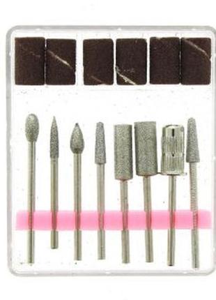 Набір насадок для манікюру, 8шт