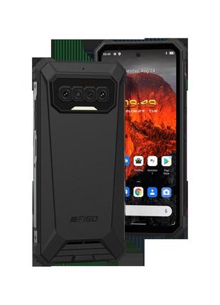 Защищенный смартфон oukitel f150 r2022 black 8/128 гб мощный мобильный телефон ночное видение