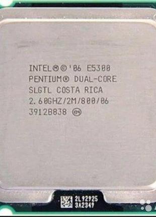 Процессор intel pentium e5300 (2.6ghz, 2mb, 45nm, 800 mhz fsb, 65w, s775) tray