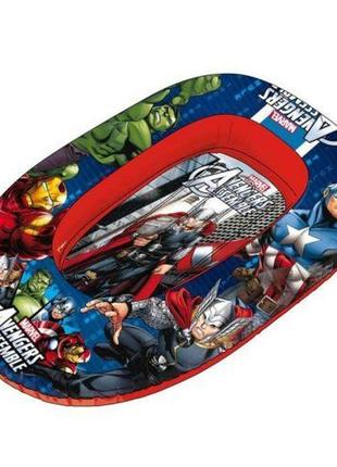 Дитячий надувний човен "месники", 110 х 70 см вініл різнобарв'я