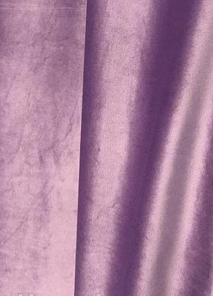 Готовые шторы фиолетовые однотонные бархат, модные бархатные портьеры для спальни и гостиной5 фото