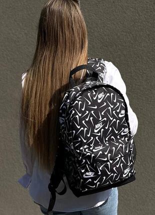 Cпортивний чоловічий жіночій міський для дівчини рюкзак з принтом nike найк