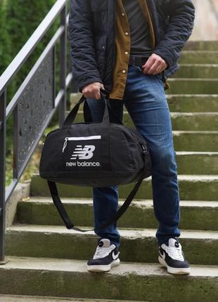 New balance сумка чорна спортивна, дорожня, для тренувань, подорожей2 фото
