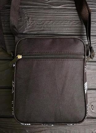 Чоловіча спортивна барсетка чорна сумка через плече adidas адидас8 фото