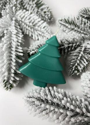 Новогодняя свеча елка