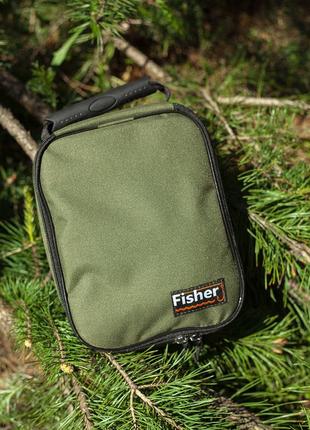 Чехол для катушки жесткий fisher к-003, чехол под 1 катушку до 10 000, чехол для одной катушки 24х17х13 см