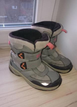 Ботинки сапожки зимние jack wolfskin для девочки 29