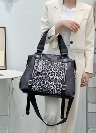 Сумка italian bags гранд 34х42 см чорний (id_1385)