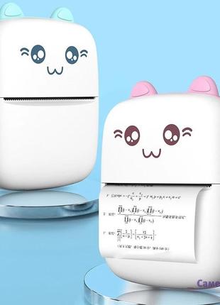 Портативный детский мини принтер (mini printer) термопринтер