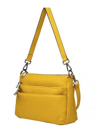 Сумка жіноча шкіряна жовта felicita 8269_yellow