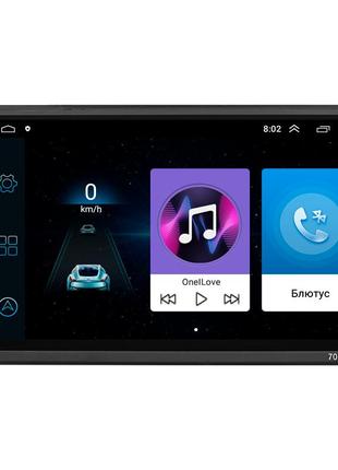 2din автомагнитола lesko 7010 7" 1/16gb gps wi fi android мощная магнитола на андроиде