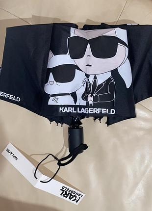 Парасолька зонт карл лагерфельд