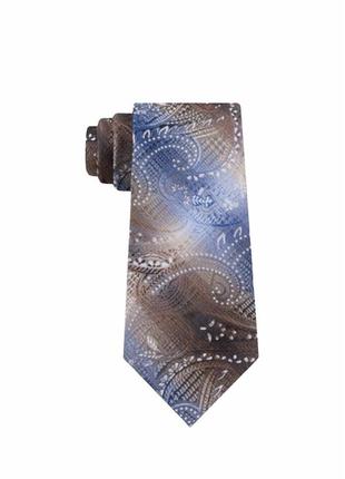 Галстук с принтом пейсли и шелком от van heusen howie s20267 синий,коричневый