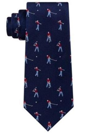 Галстук club room, golfer принт, 100% оригинал,usa.