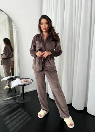 Жіночий домашній махровий костюм ☺️