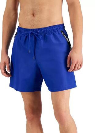 Чоловічі шорти для плавання calvin klein volley logo-tape, розмір xl