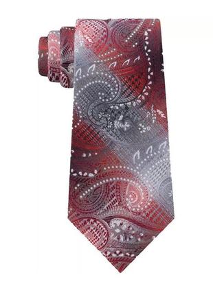 Галстук van heusen s20267 красно-серый