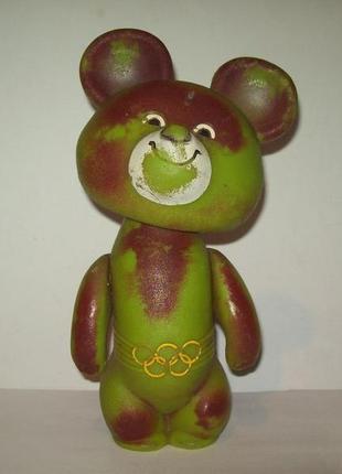 Игрушка мишка олимпийский ссср большой редкий