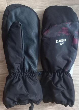 Перчатки краги водонепроницаемы на микрофлисе crivit