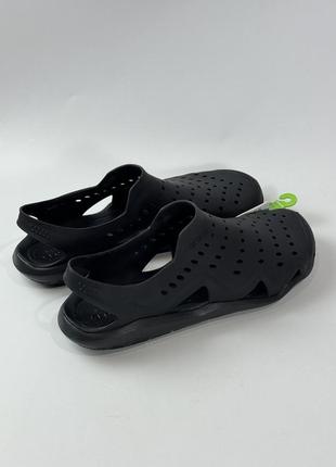 Мужские сандалии аквашузы crocs swiftwater wave 46, 47 размер