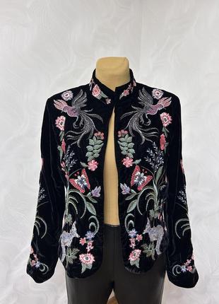 Премиум коллекция от zara,кафтан, блейзер с вышивкой