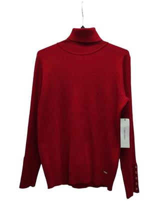 Жіночий гольф calvin klein, червоного кольору, розмір l