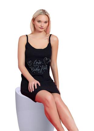 Домашнее платье ночная сорочка трикотаж c35010 s