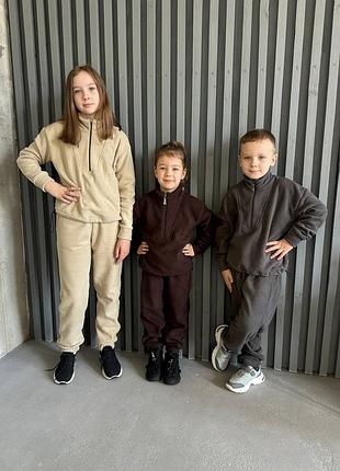 Костюм теплий фліс полар. кофта та штани флісові зима 8