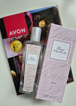 Спрей для тела avon rare pearls
