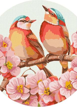 Картина за номерами весняне цвітіння ©art_selena_ua kho-r1024 діаметр 33, найкраща ціна