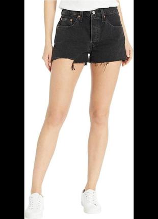 Оригінальні короткі шорти levi's levis 501 чорного кольору lunar black в nordstrom, розмір 30