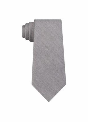 Краватка dkny шовк +віскоза, s14442, сірий, 100% оригінал, usa