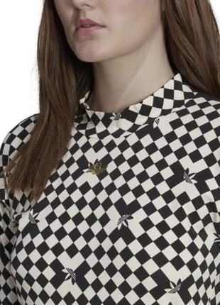 Гольф водолазка черно белая adidas