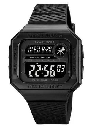 Часы наручные мужские skmei 2022bkbk, армейские часы противоударные, брендовые мужские часы
