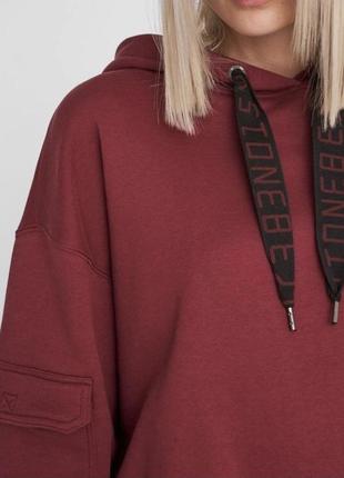 Худи укороченное noisy may marsala burgundy