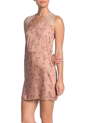 Платье с кружевом allsaints