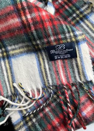 Теплий вовняний шарф вовна мериноса merino wool scarf ballantrae