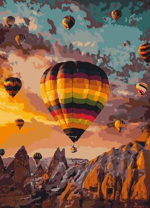 Картина по номерам. art craft  воздушные шары каппадокии  40*50 см , лучшая цена