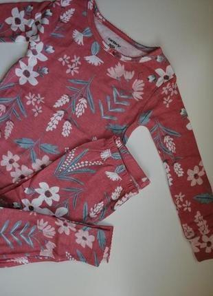 Пижама за 1 шт 2 шт  carter`s(сша) на девочку 1,5-2 86 92 розовая