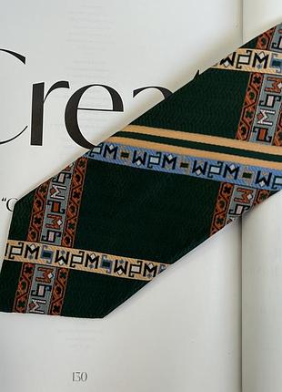 Краватка в орнамент rockfield london men’s green tie