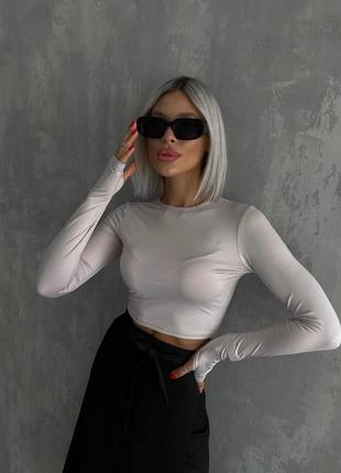 Топ с длинным рукавом