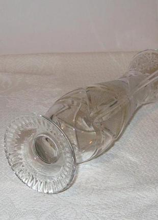 Ваза хрусталь хрустальная kristal югославия времён ссср