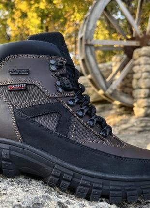 Спортивні шкіряні черевики, зимові кросівки timberland waterproof
