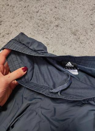 Новые винтажные нейлоновые спортивные штаны adidas originals оригинал парашюты6 фото