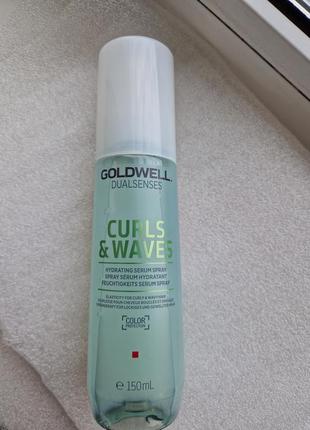 Спрей-сыворотка для увлажнения вьющихся и волнистых волос goldwell dualsenses curls & waves 150 мл