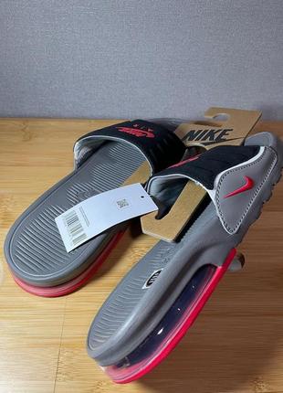 Тапочки nike air max camden Court gs 'flat pewter siren red' unisex