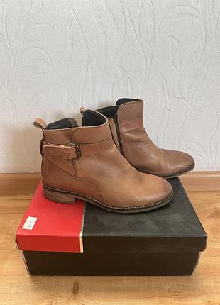 Кожаные женские ботинки pierre cardin натуральная кожа