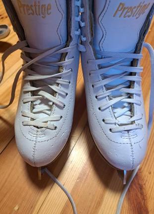 Коньки/кошки для фигурного катания graf prestige, 20,5см по стельке